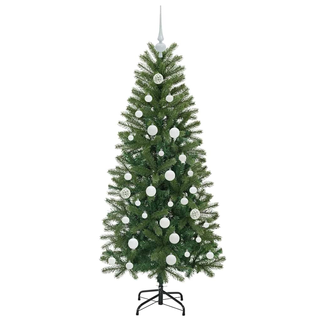 vidaXL Artificial Christmas Tree Green 150 cm PE and PVC 4