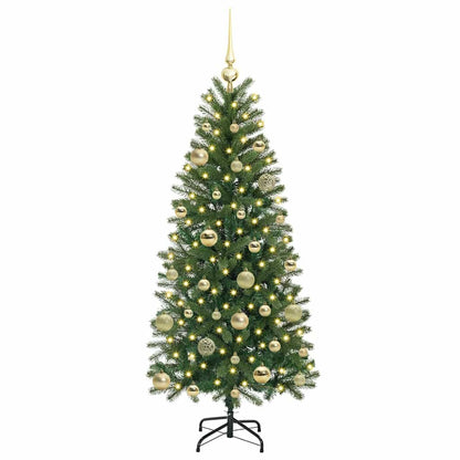 vidaXL Artificial Christmas Tree Green 150 cm PE and PVC 3