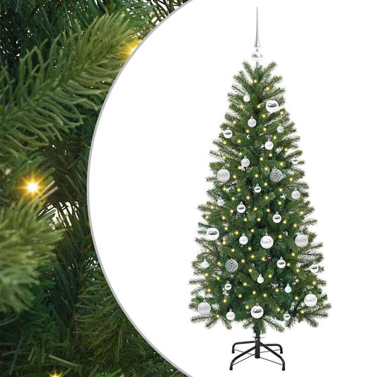 vidaXL Artificial Christmas Tree Green 150 cm PE and PVC 2