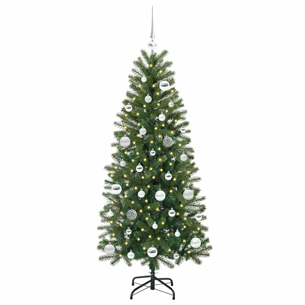 vidaXL Artificial Christmas Tree Green 150 cm PE and PVC 3