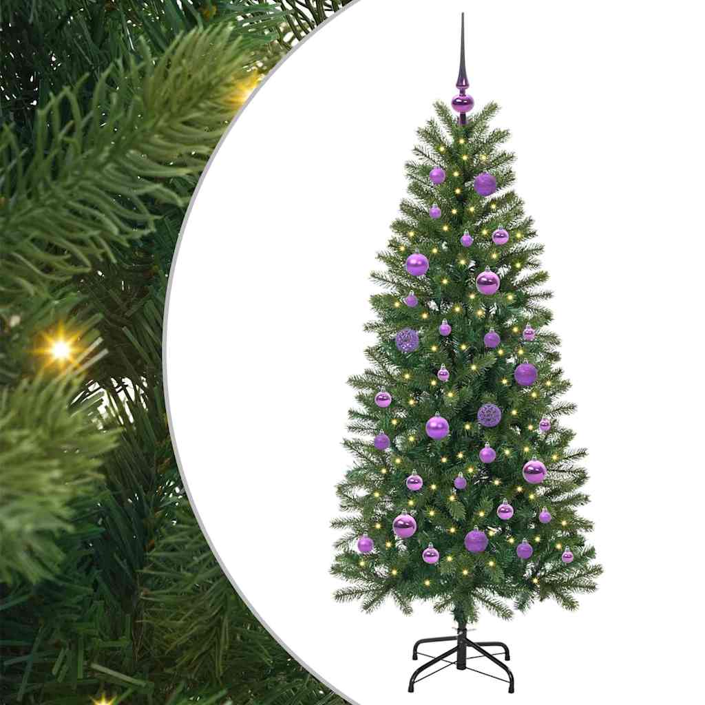 vidaXL Artificial Christmas Tree Green 150 cm PE and PVC 2