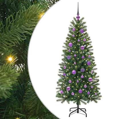 vidaXL Artificial Christmas Tree Green 150 cm PE and PVC 2