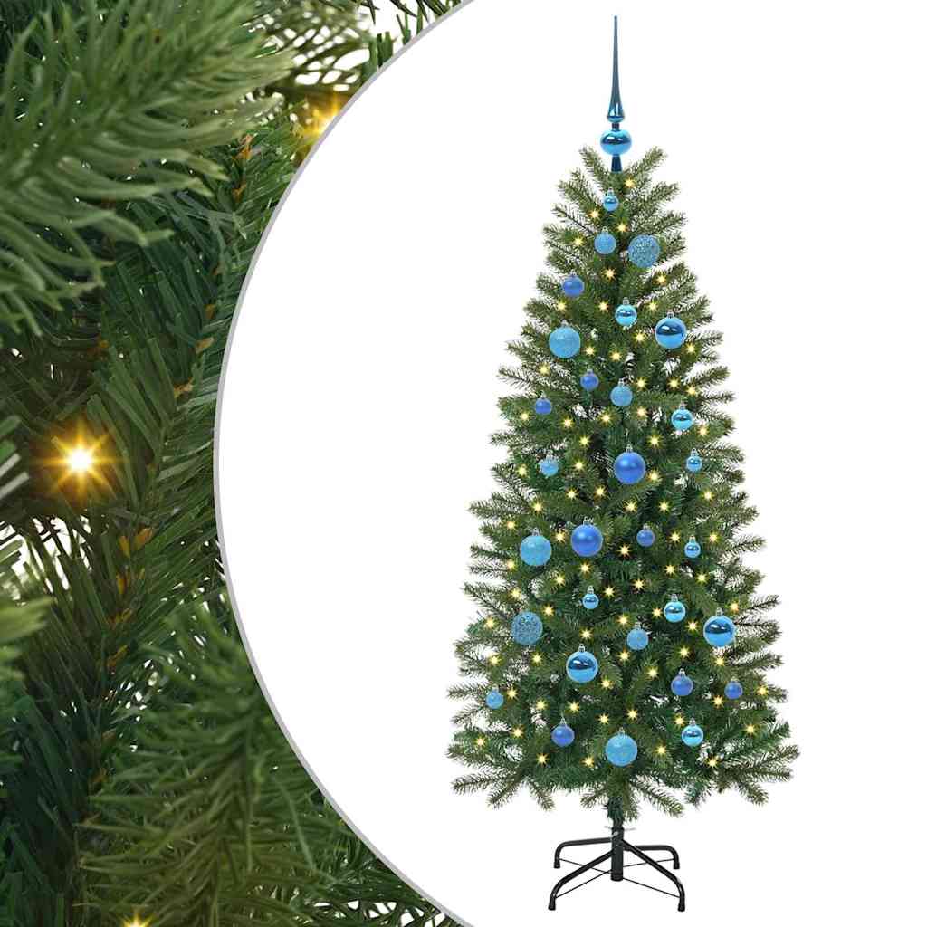 vidaXL Artificial Christmas Tree Green 150 cm PE and PVC 2