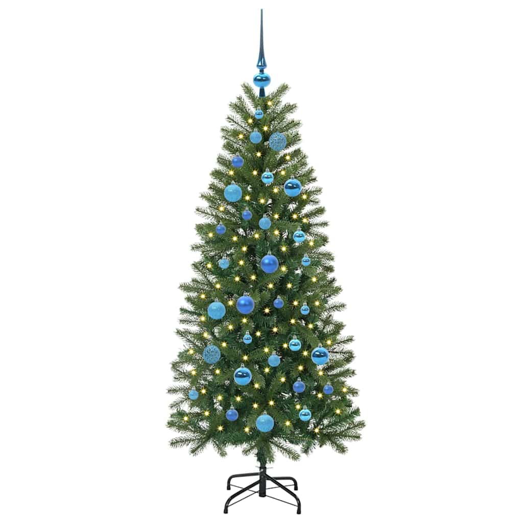 vidaXL Artificial Christmas Tree Green 150 cm PE and PVC 3