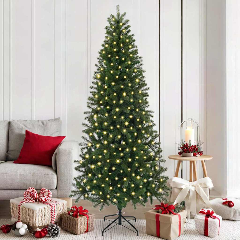 vidaXL Artificial Christmas Tree Green 180 cm PE and PVC 1