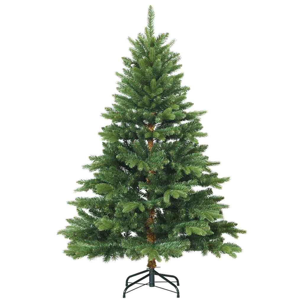 vidaXL Artificial Christmas Tree with 150 LEDs Green 120 cm PE and PVC 5