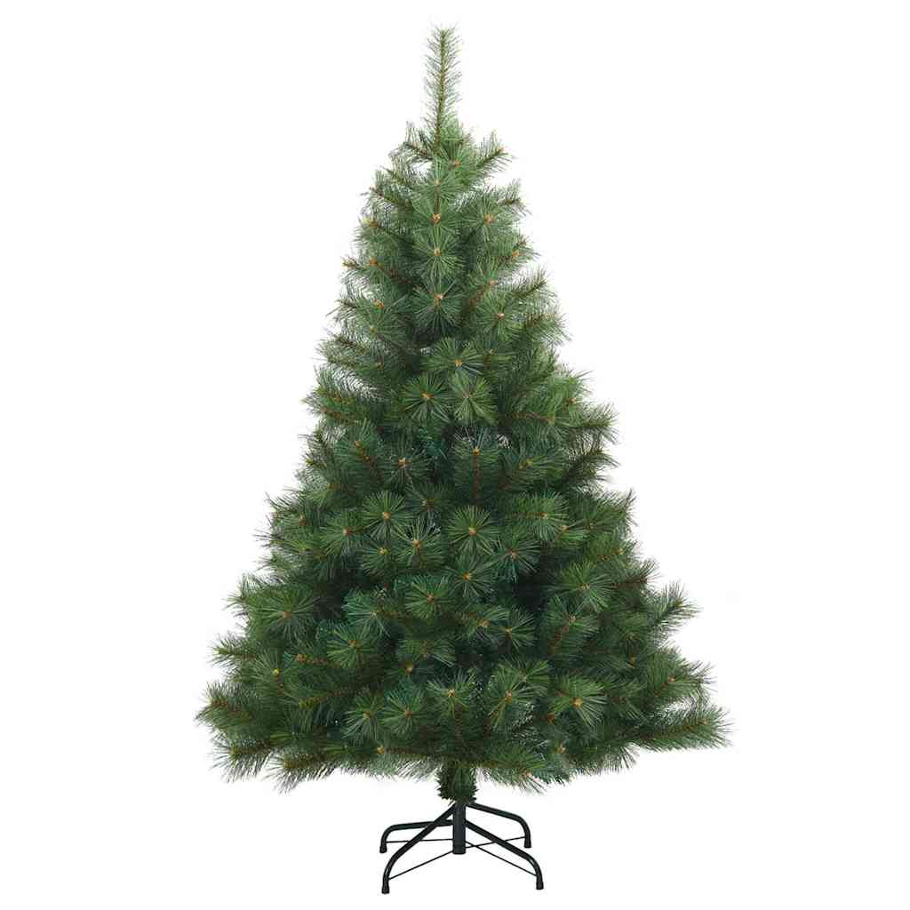 vidaXL Artificial Christmas Tree with 150 LEDs Green 120 cm PE and PVC 5