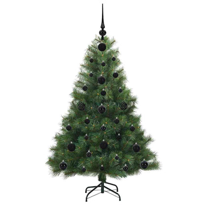 vidaXL Artificial Christmas Tree with 150 LEDs Green 120 cm PE and PVC 4