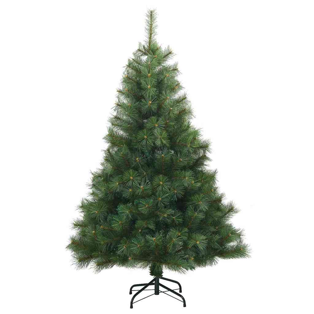 vidaXL Artificial Christmas Tree with 150 LEDs Green 120 cm PE and PVC 5