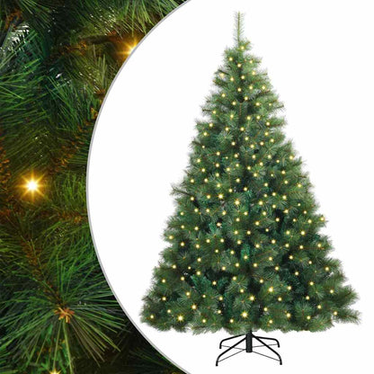 Artificial Christmas Tree PE PVC Green LEDs