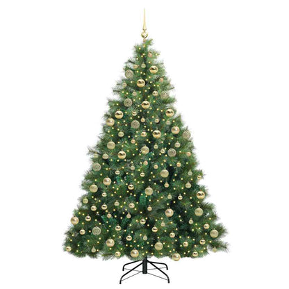 vidaXL Artificial Christmas Tree Green 180 cm PE and PVC 3