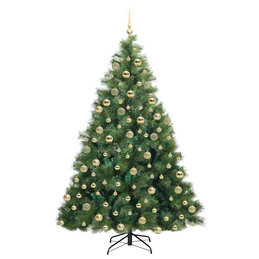 vidaXL Artificial Christmas Tree Green 180 cm PE and PVC 4