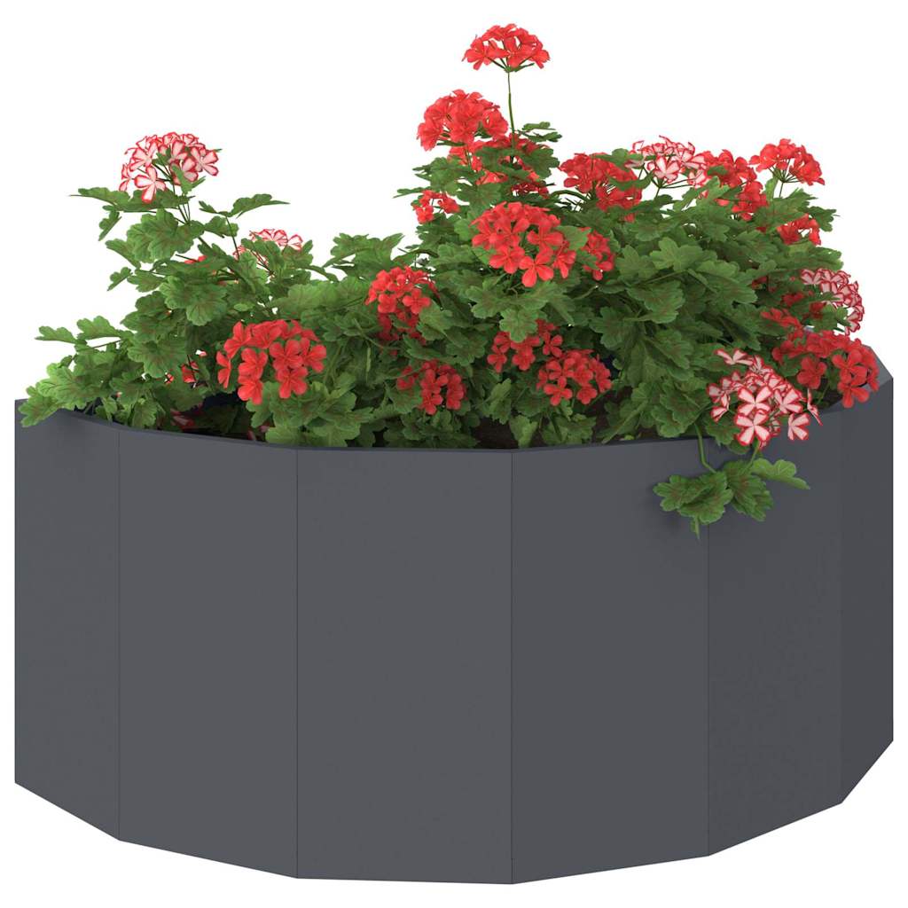 vidaXL Planter Anthracite 90 x 45 x 35 cm Steel 3