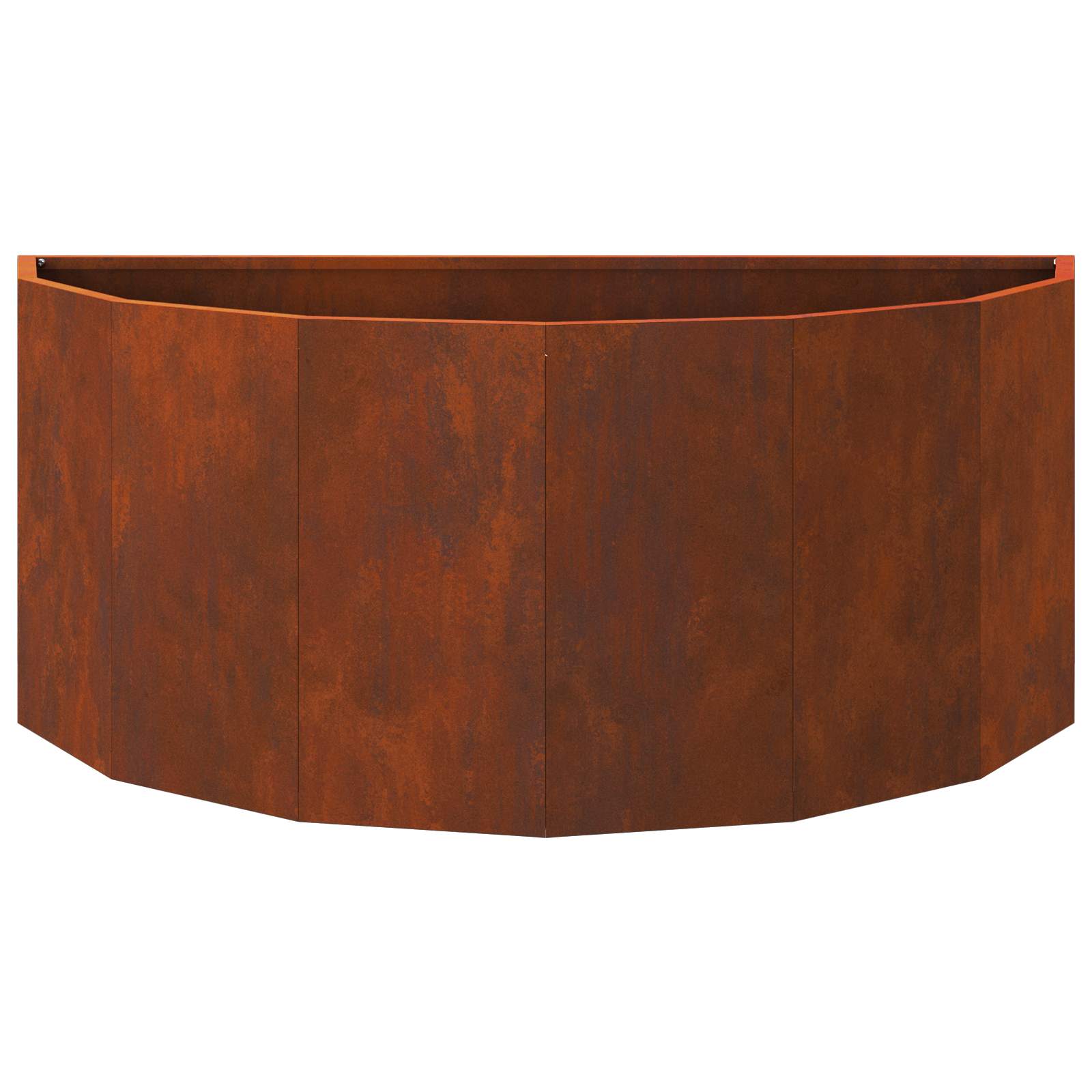 vidaXL Planter Rusty 90 x 45 x 35 cm Weathering Steel 6