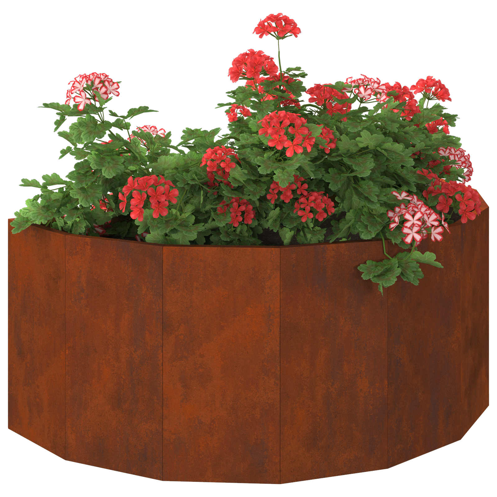 vidaXL Planter Rusty 90 x 45 x 35 cm Weathering Steel 3