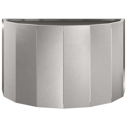 vidaXL Planter Silver 60 x 30 x 35 cm Stainless Steel 5
