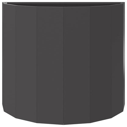 vidaXL Planter Black 60 x 30 x 50 cm Steel 5