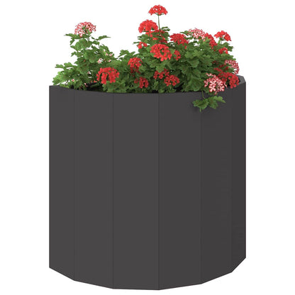 vidaXL Planter Black 60 x 30 x 50 cm Steel 3