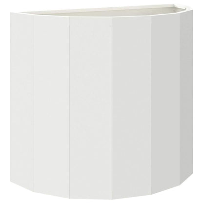 vidaXL Planter White 60 x 30 x 50 cm Steel 2