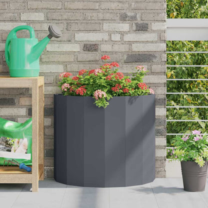 vidaXL Planter Anthracite 60 x 30 x 50 cm Steel 1