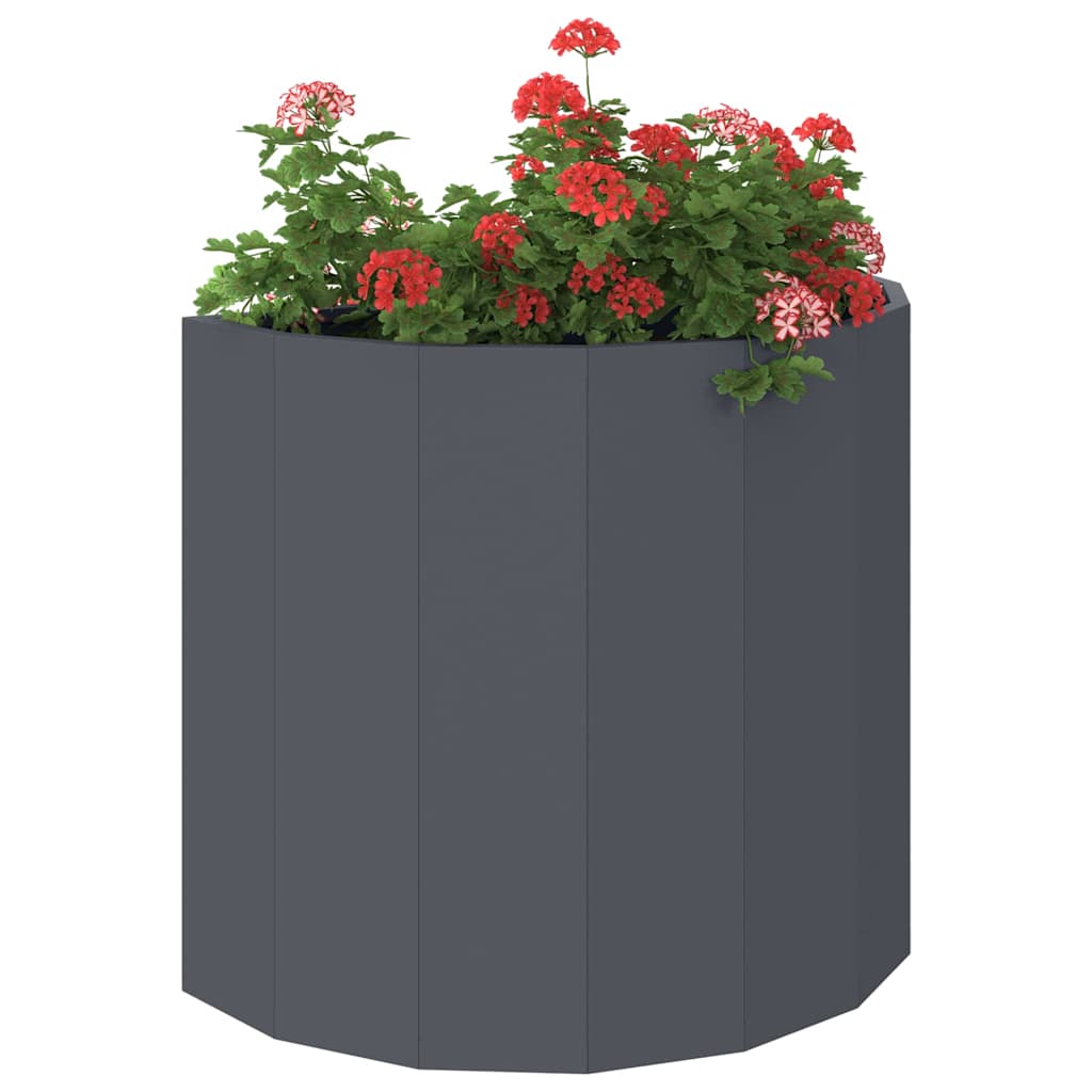 vidaXL Planter Anthracite 60 x 30 x 50 cm Steel 3