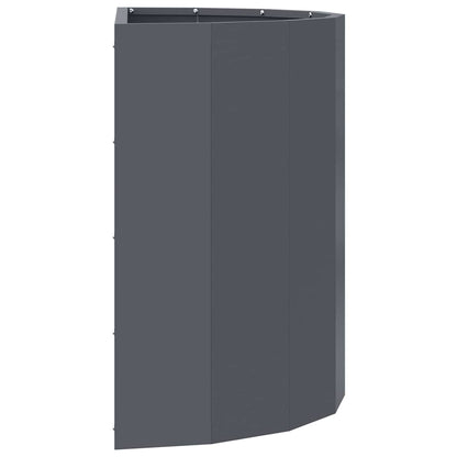 vidaXL Planter Anthracite 60 x 30 x 50 cm Steel 6