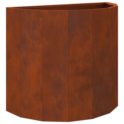 vidaXL Planter Rusty 60 x 30 x 50 cm Weathering Steel 2