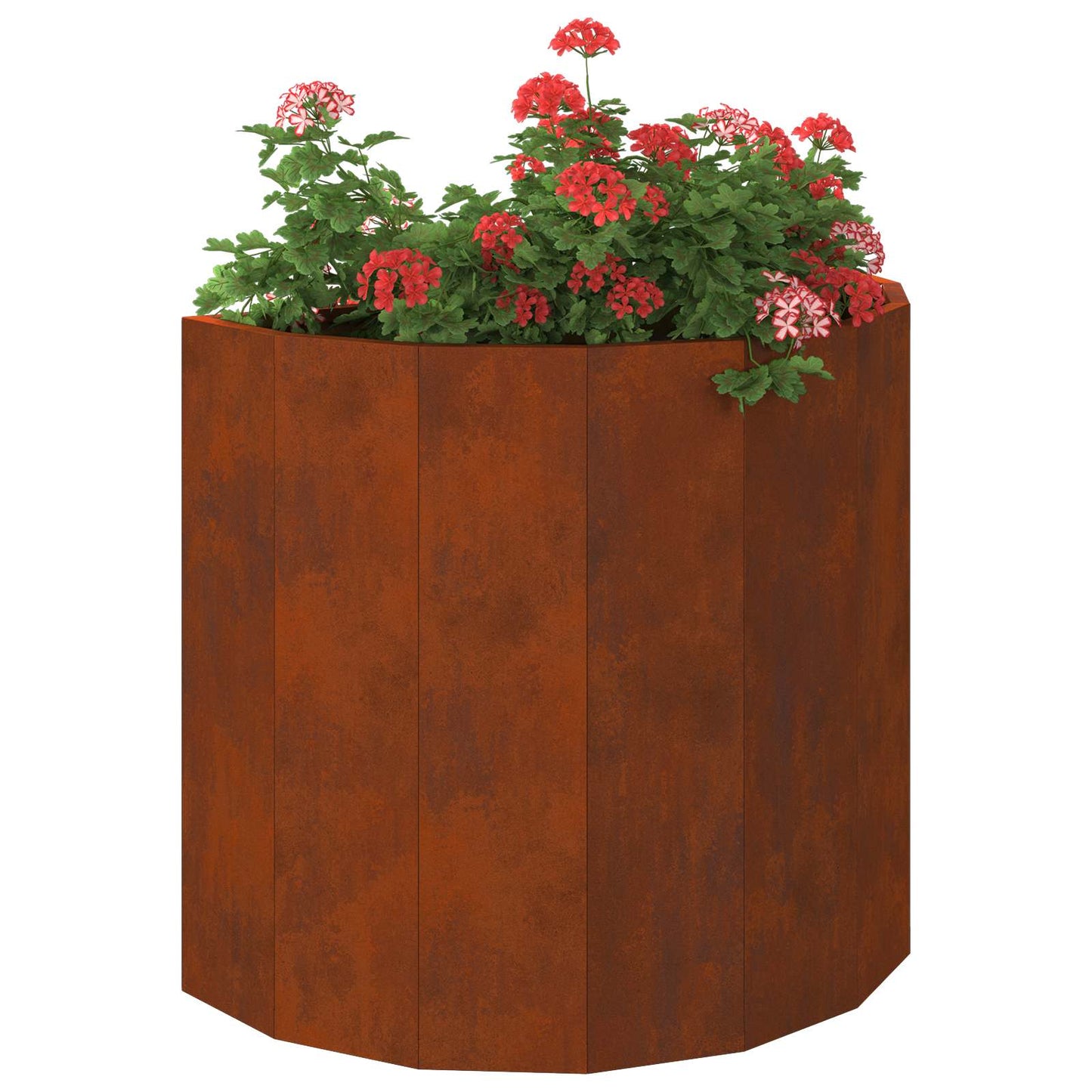 vidaXL Planter Rusty 60 x 30 x 50 cm Weathering Steel 3