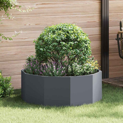 vidaXL Planter 90 x 90 x 35 cm Steel