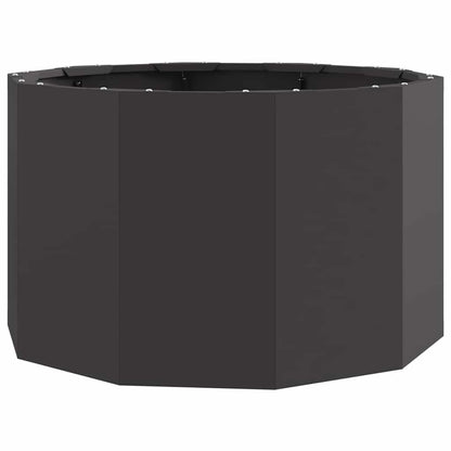 vidaXL Planter Black 60 x 60 x 35 cm Steel 2