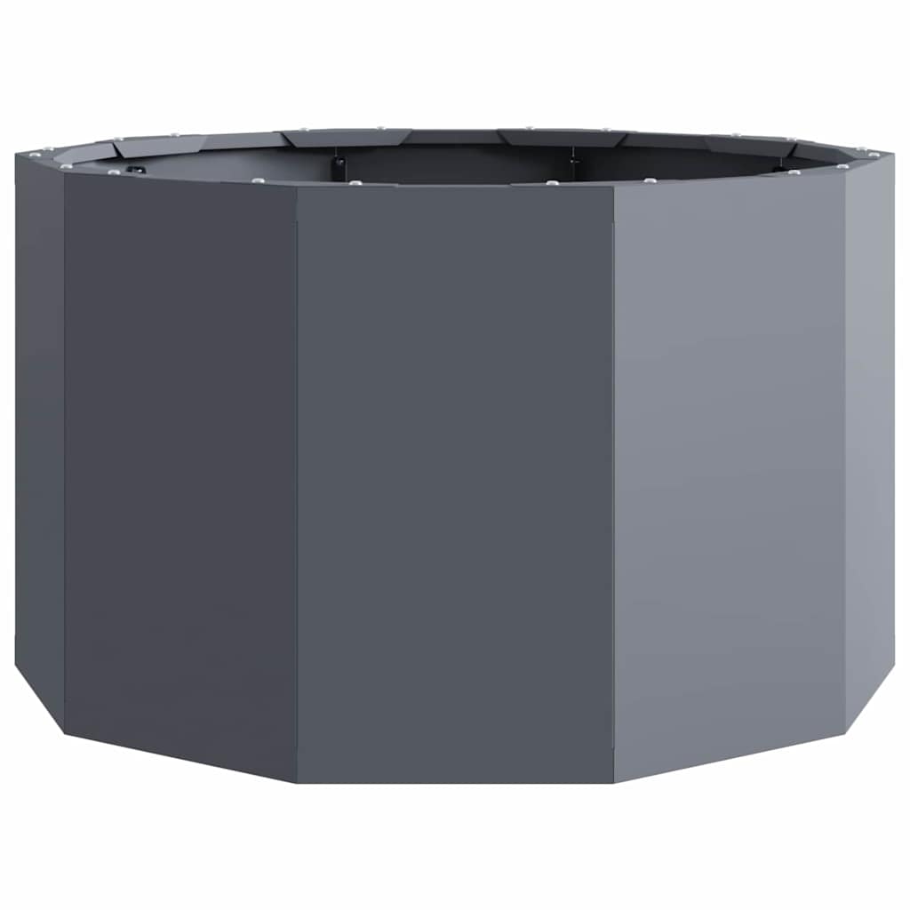vidaXL Planter Anthracite 60 x 60 x 35 cm Steel 5