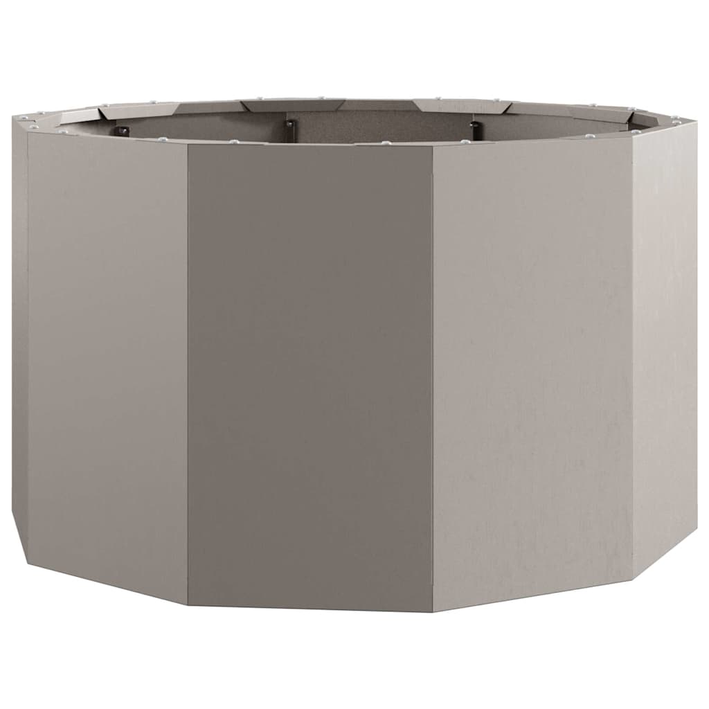 vidaXL Planter Rusty 60 x 60 x 35 cm Weathering Steel 5