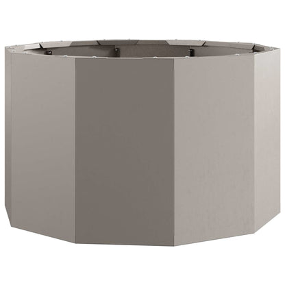 vidaXL Planter Rusty 60 x 60 x 35 cm Weathering Steel 5