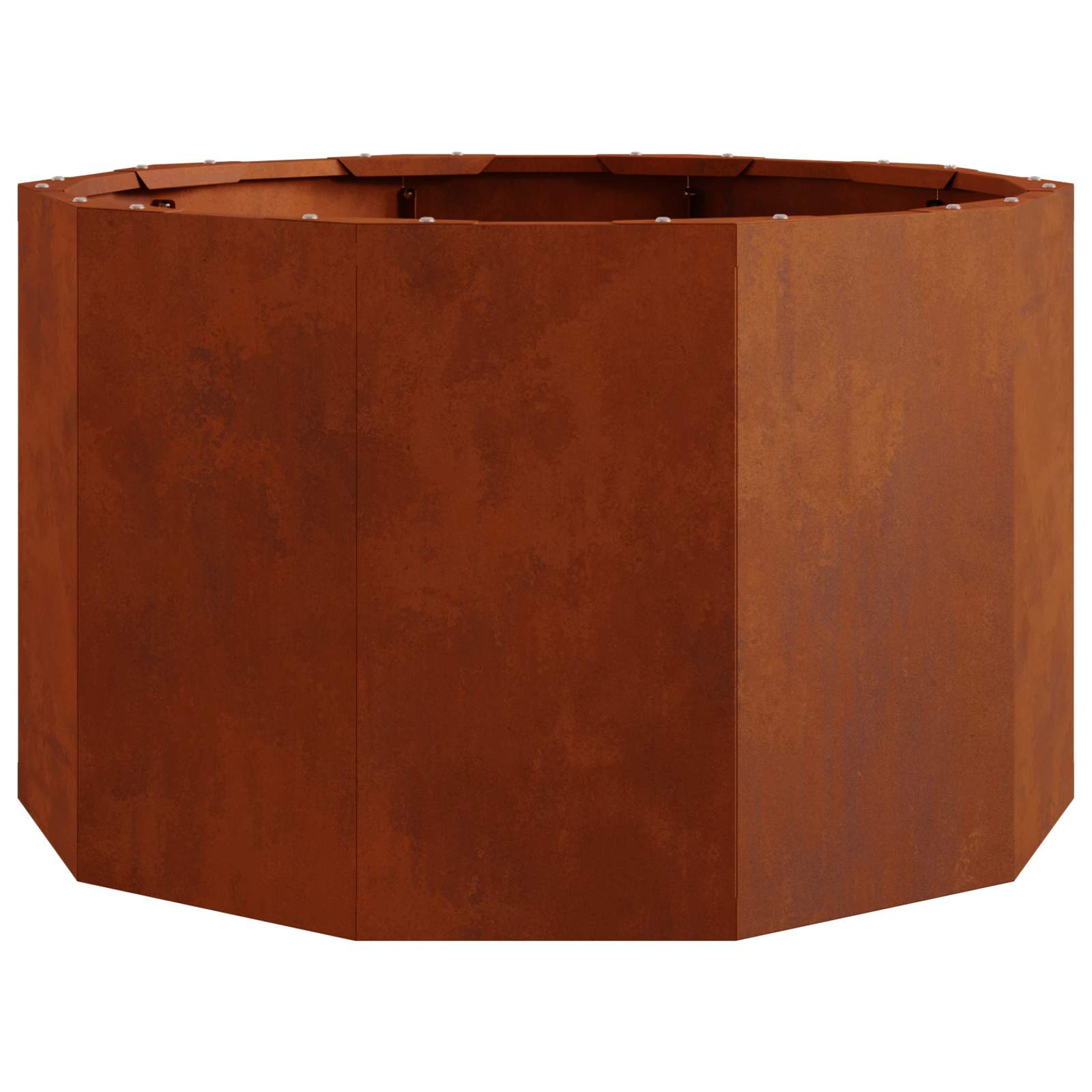 vidaXL Planter Rusty 60 x 60 x 35 cm Weathering Steel 6