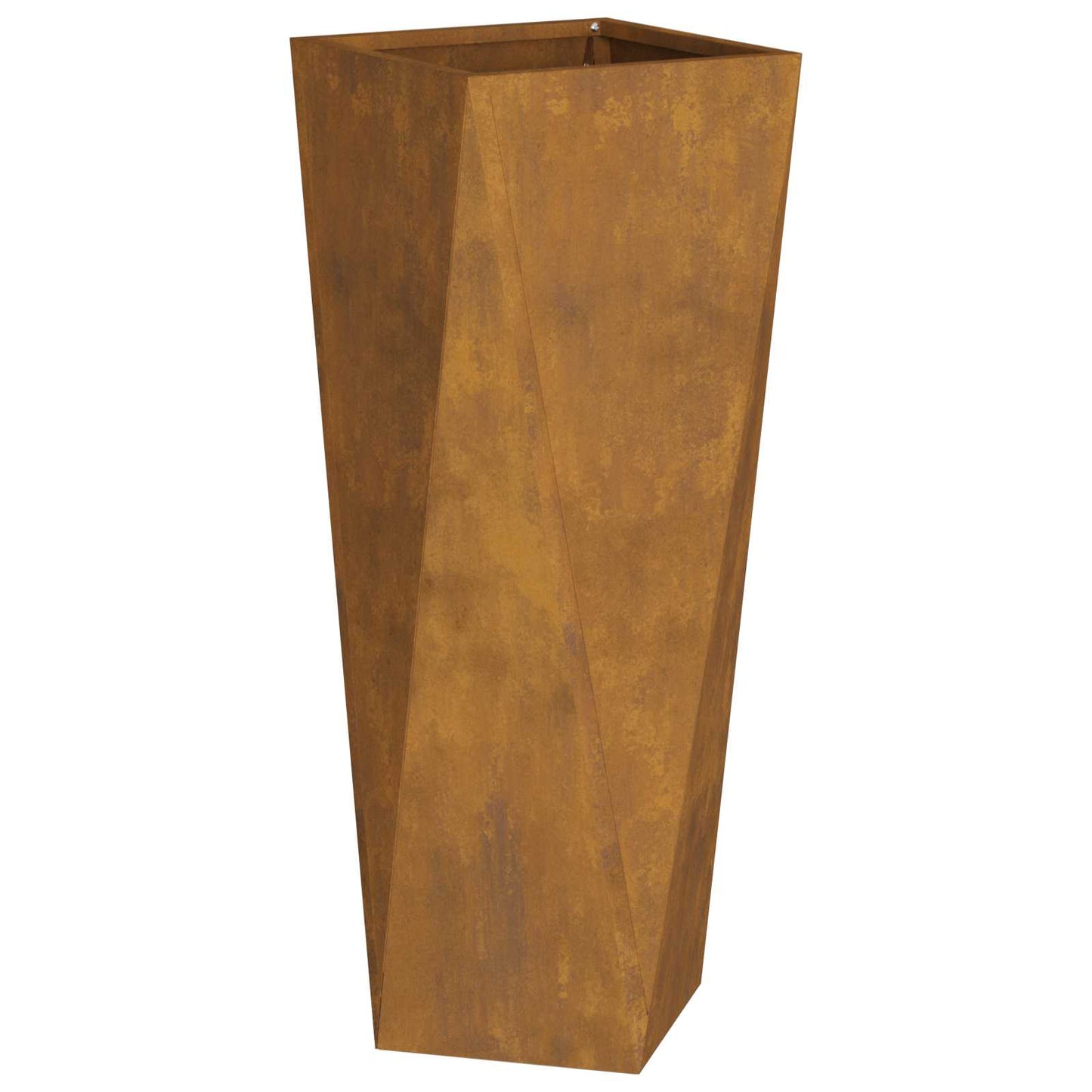 vidaXL Planter 2 pcs Rusty 30 x 30 x 75 cm Weathering Steel 2