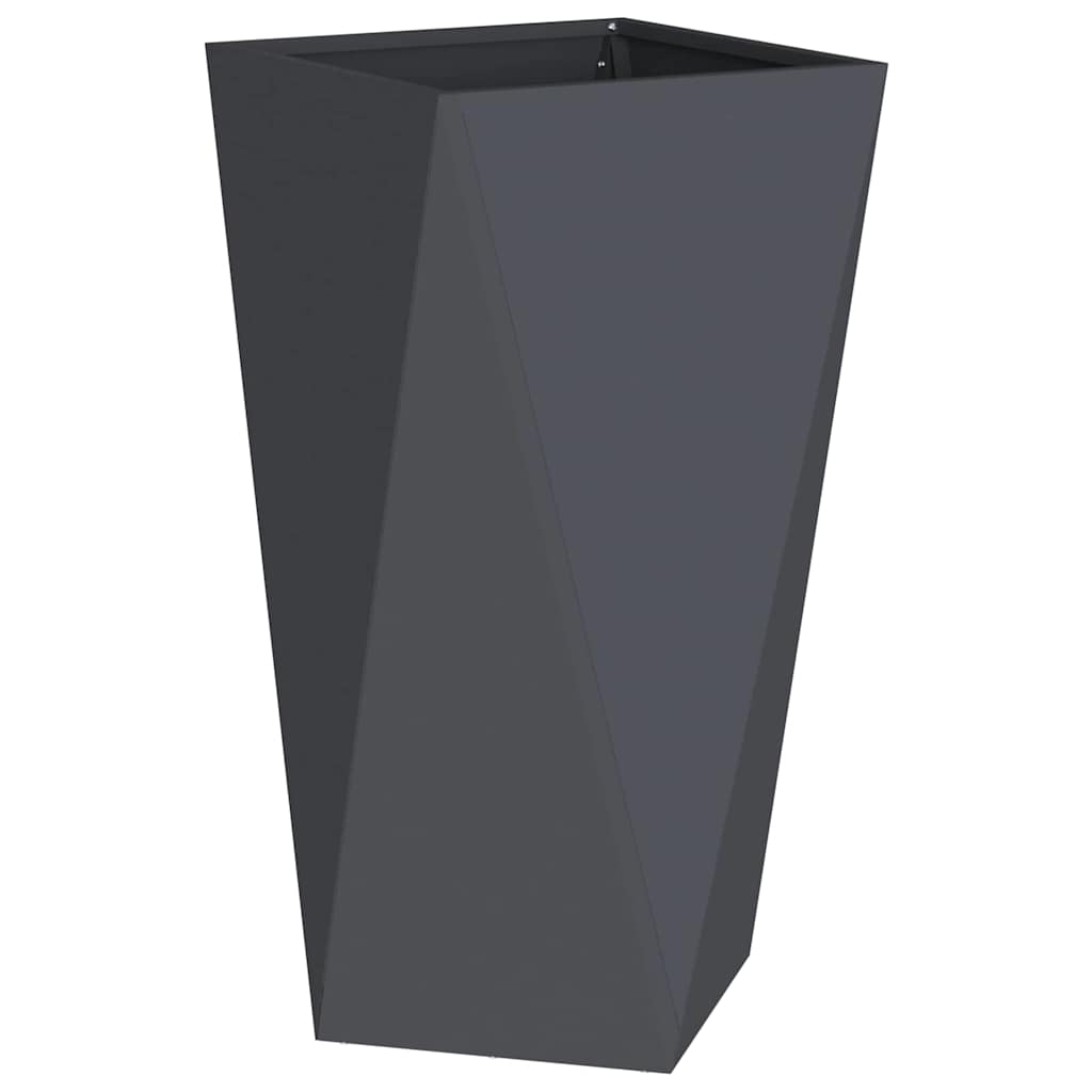 vidaXL Planter Anthracite 40 x 40 x 75 cm Steel 2