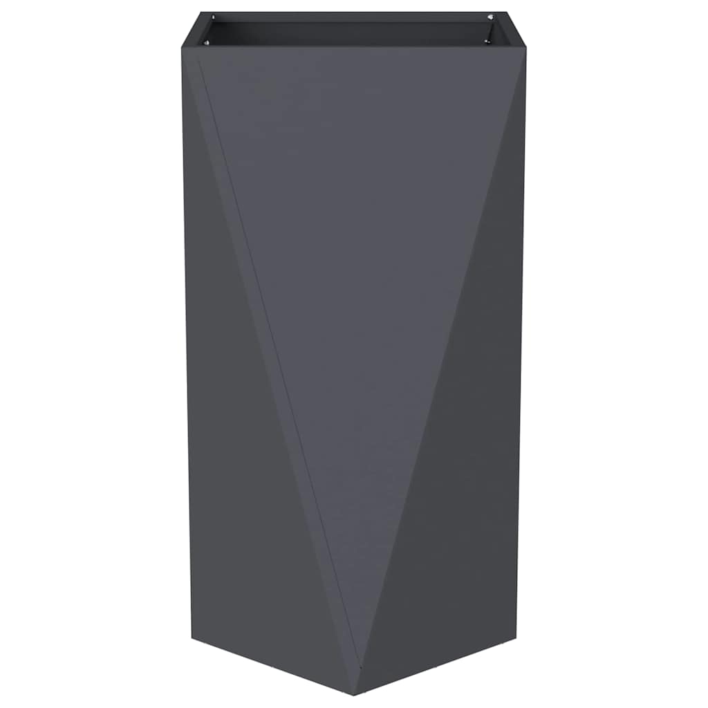 vidaXL Planter Anthracite 40 x 40 x 75 cm Steel 5