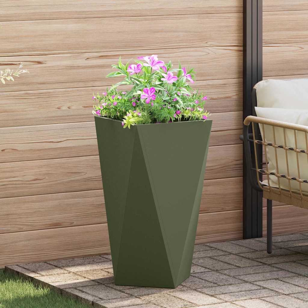 vidaXL Planter Steel Width 40 cm