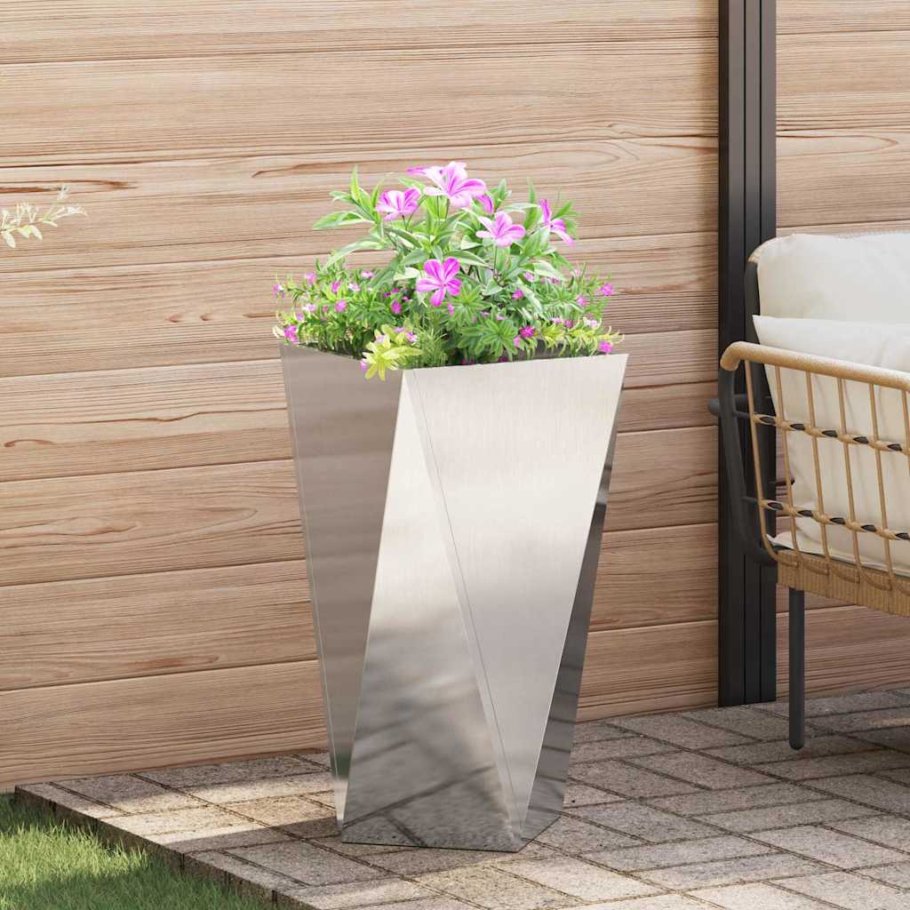 vidaXL Planter Steel Width 40 cm