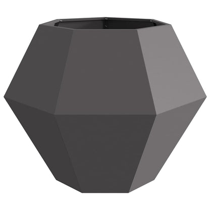 vidaXL Planter Black 100 x 100 x 80 cm Steel 5