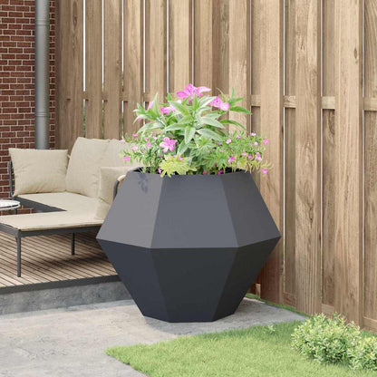 vidaXL Planter Anthracite 100 x 100 x 80 cm Steel 4