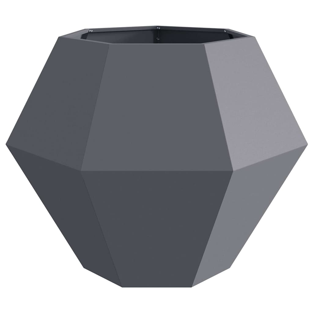 vidaXL Planter Anthracite 100 x 100 x 80 cm Steel 5