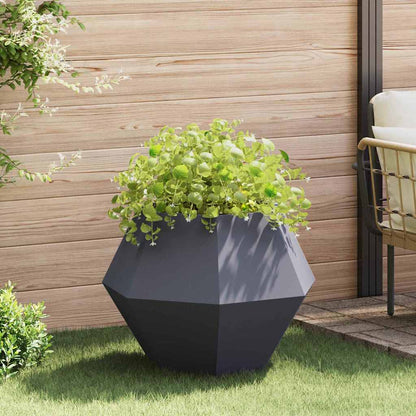 vidaXL Planter Anthracite 75 x 75 x 60 cm Steel 1