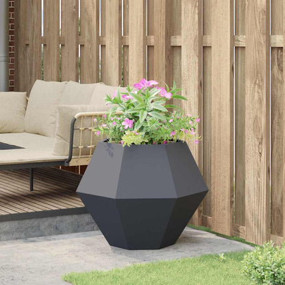 vidaXL Planter Anthracite 75 x 75 x 60 cm Steel 4
