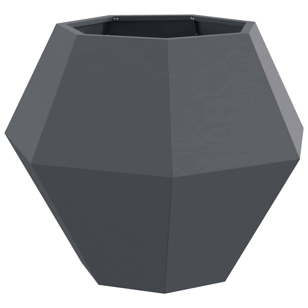 vidaXL Planter Anthracite 75 x 75 x 60 cm Steel 2
