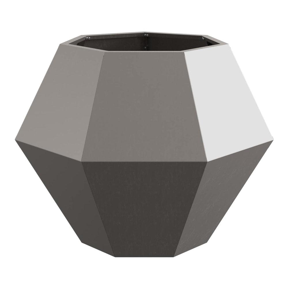 Planter 75 x 75 x 60 cm Steel 2 pcs Weathering steel