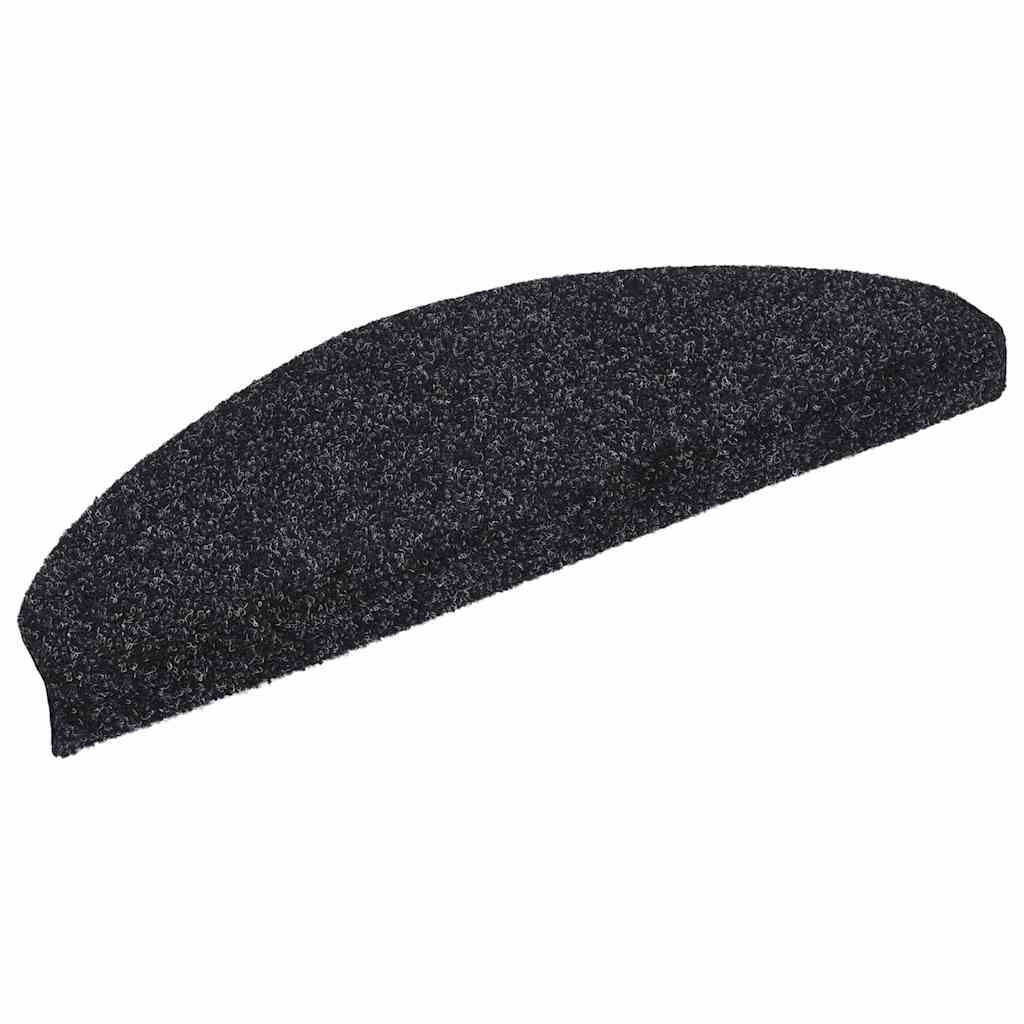 Stair Mats Self-adhesive 65x21x4 cm Width 65 cm 20 Black