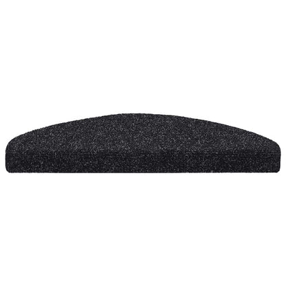 Stair Mats Self-adhesive 65x21x4 cm Width 65 cm 20 Black