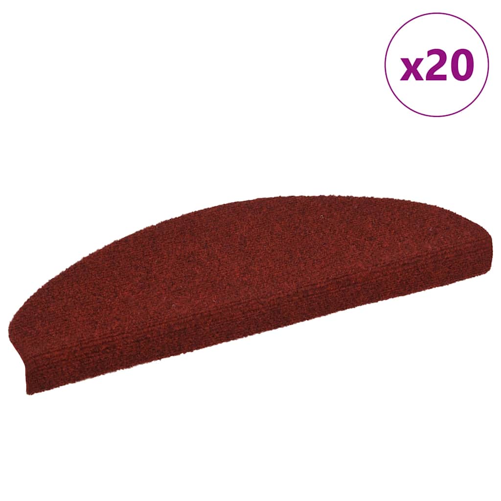vidaXL Stair Mats Self-adhesive 65x21x4 cm Width 65 cm 20 pcs