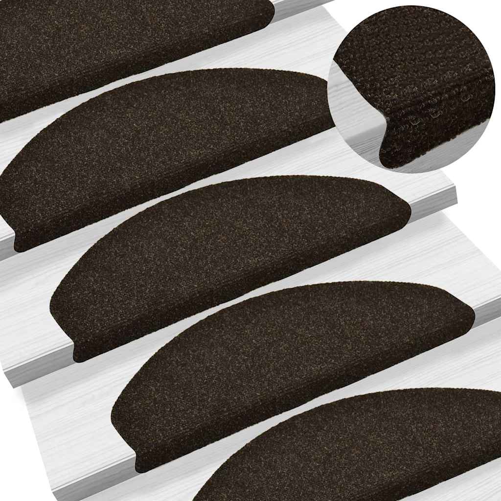 vidaXL Stair Mats Self-adhesive 65x21x4 cm Width 65 cm 20 pcs